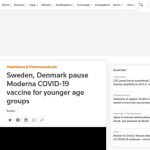 Sweden, Denmark pause Moderna COVID-19 vaccine for younger age groups | Reuters